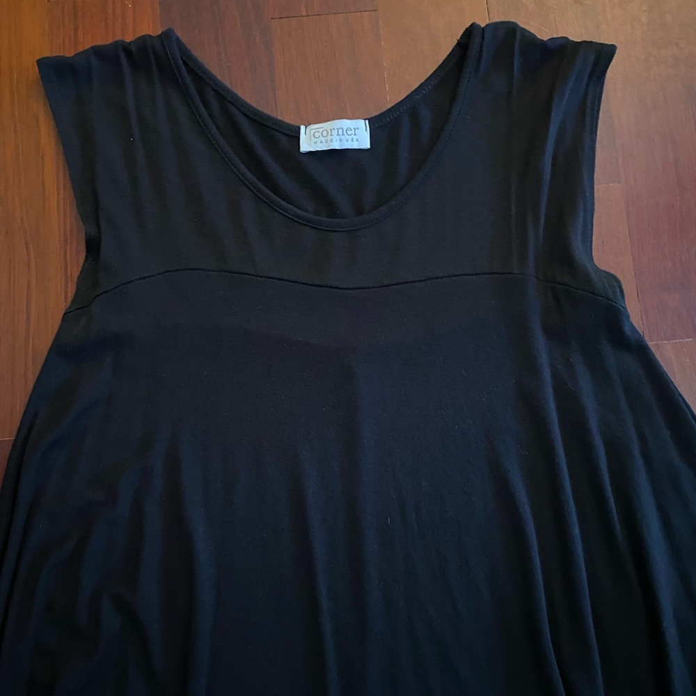 Sleeveless/tank dress. Black. Super soft. Size small